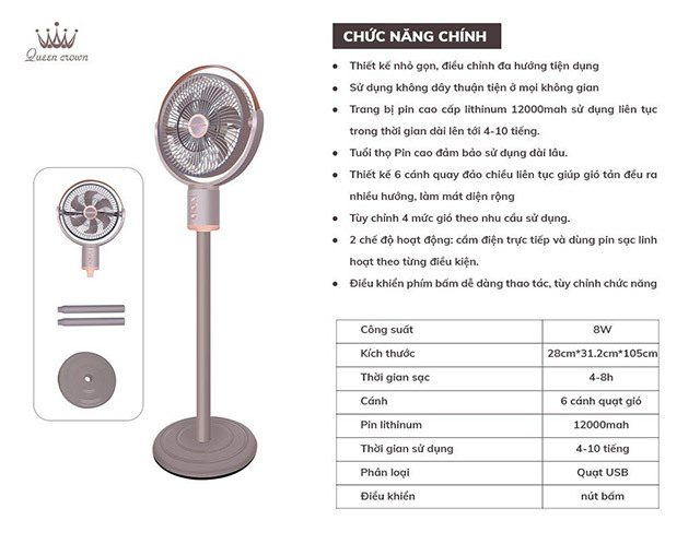 Quạt phát điện JySuper 2219