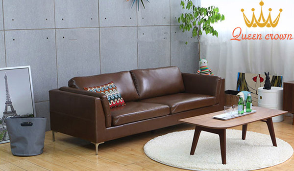 sofa da phòng khách