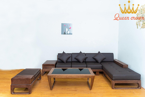 sofa gỗ sồi nga
