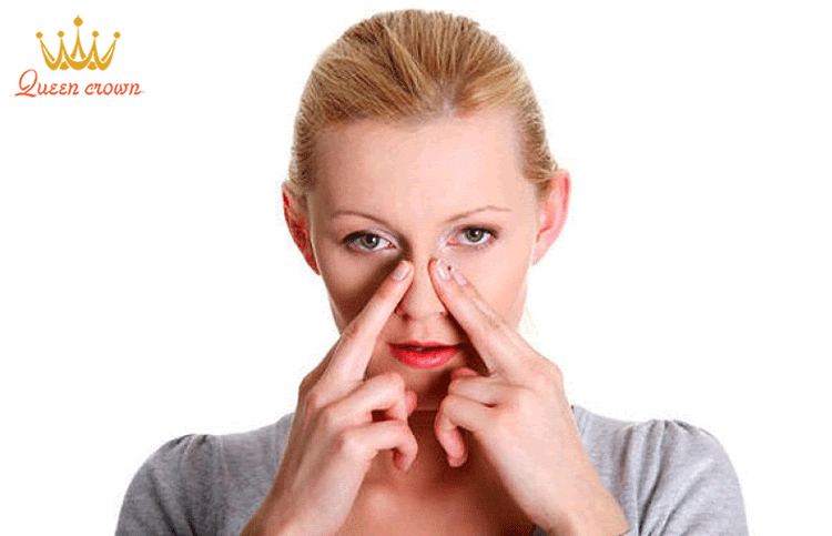 Xoa bóp sống mũi giúp dịu cơn đau xoang