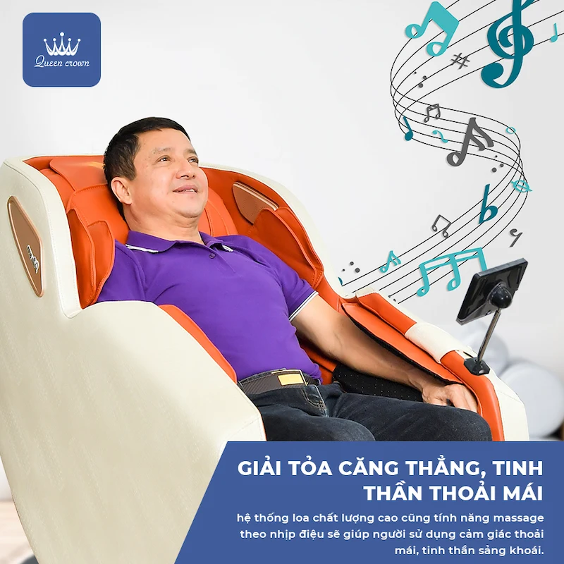 kết nối bluetooth với ghế massage