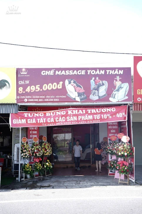 ghế massage tại Thủy Nguyên