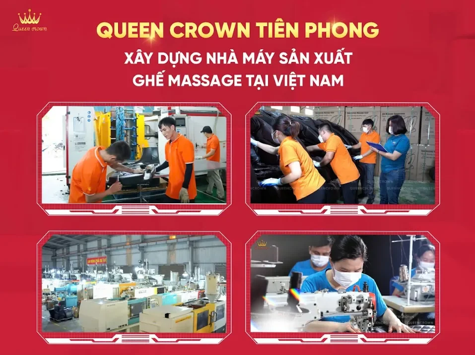 Queen Crown - Đơn vị tiên phong xây dựng nhà máy tại Việt Nam