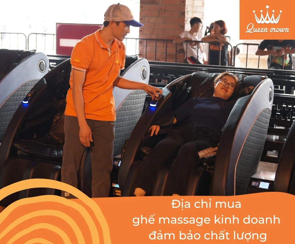 ghế massage tại bến xe