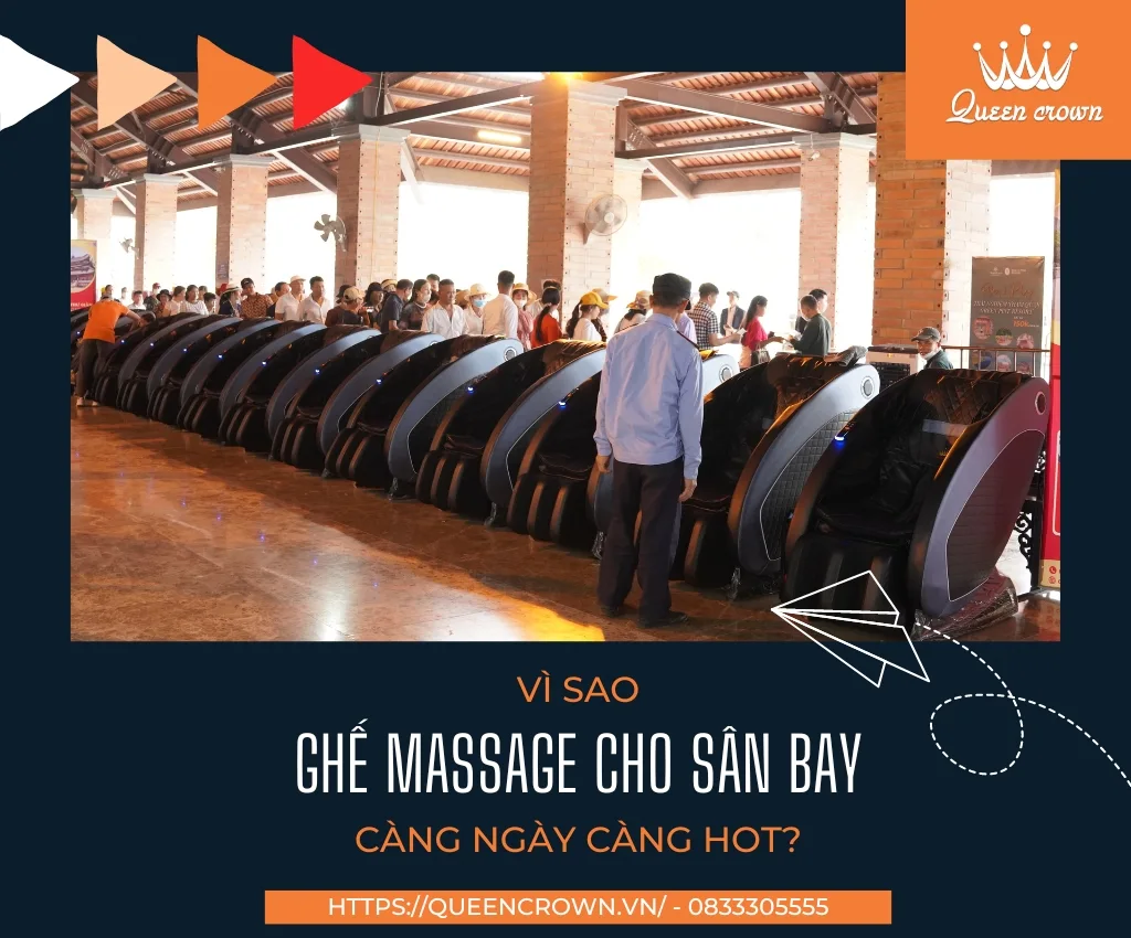 ghế massage cho sân bay