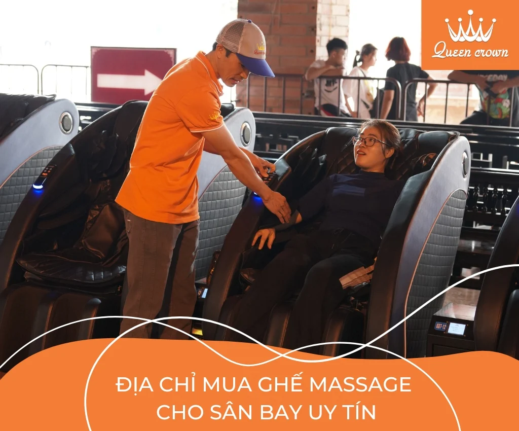 ghế massage cho sân bay