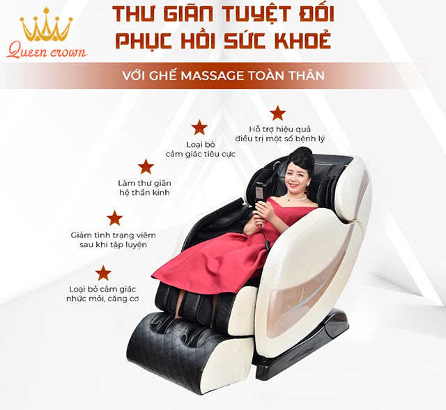 Ghế massage có hiệu quả trong việc trị đau nhức mỏi không?