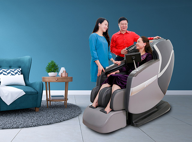 Bài tập chuyên sâu ghế massage Queen Crown Fantasy X1