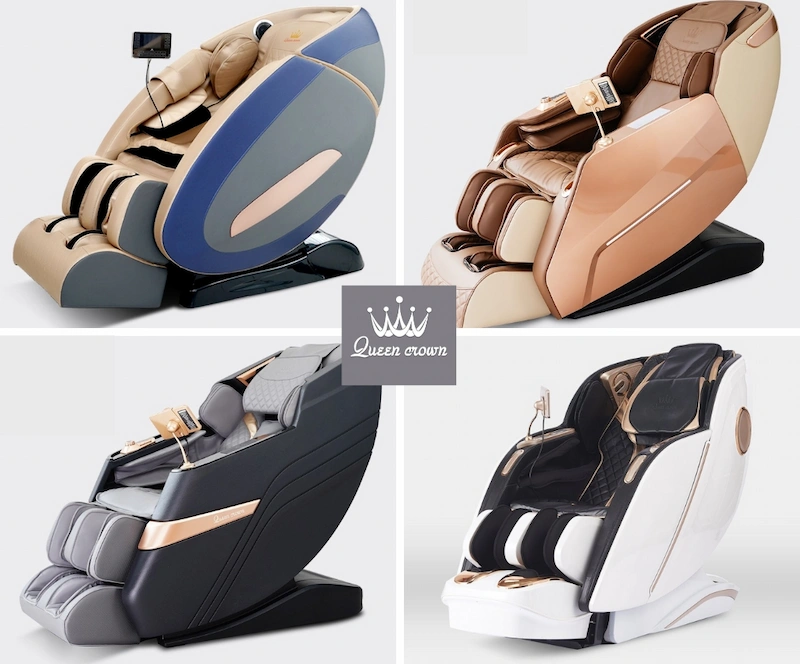 queen crown có hơn 60 sản phẩm ghế massage đa dạng