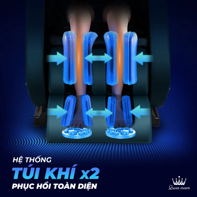 tác dụng của túi khí trên ghế massage