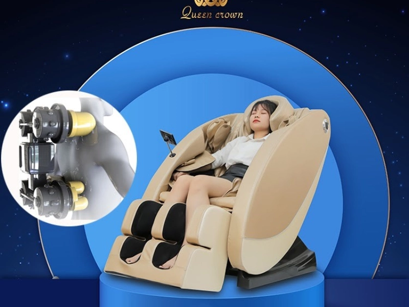 Con lăn massage có khả năng tác động trong 3 chiều massage