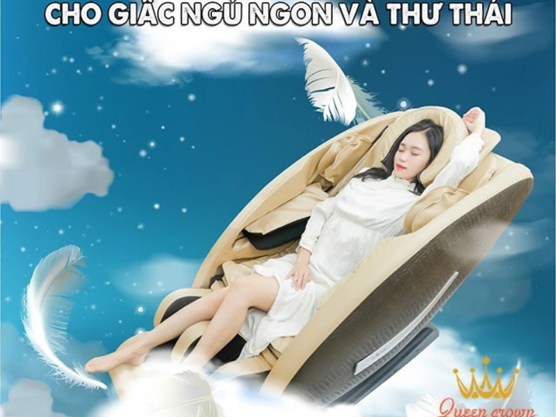 Ghế massage trị liệu giúp bạn có một giấc ngủ ngon