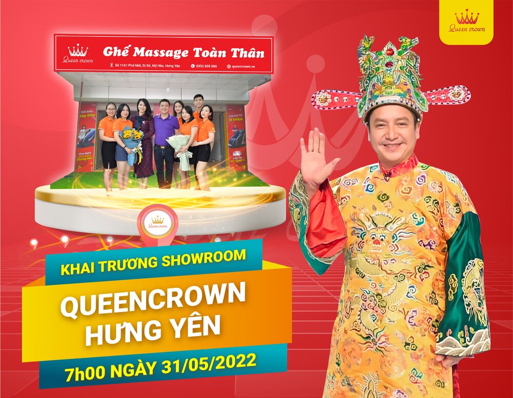 Tưng bừng khai trương Queen Crown Hưng Yên - Ưu đãi khủng lên đến 48%