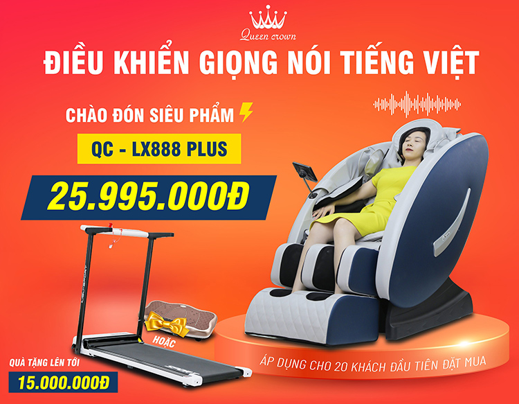 ƯU ĐÃI CỰC LỚN CHÀO ĐÓN SIÊU PHẨM ĐIỀU KHIỂN GIỌNG NÓI TIẾNG VIỆT ĐẦU TIÊN TẠI QUEEN CROWN - LX888 PLUS
