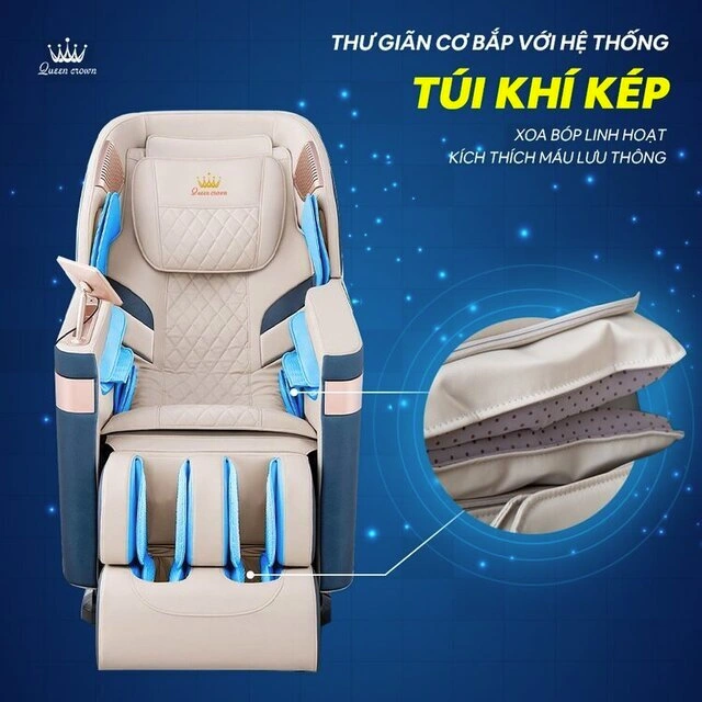 top ghế massage cảm biến lùi tường