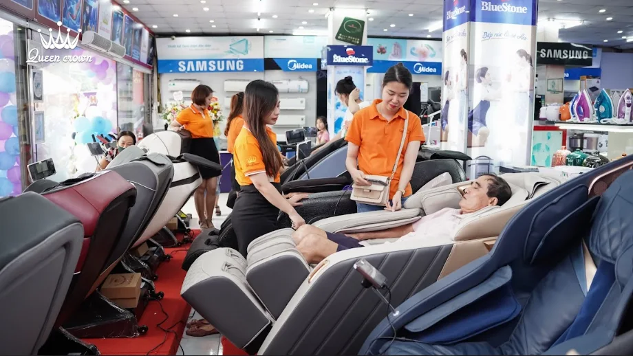 ghế massage tại Lê Chân