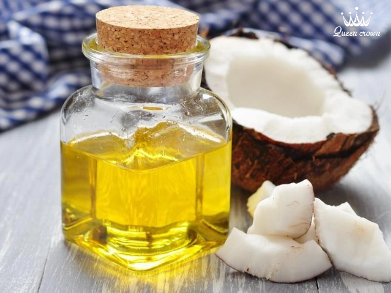 massage mặt bằng dầu dừa