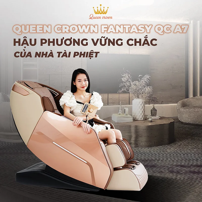 máy massage cho bà bầu queen crown a7 sport