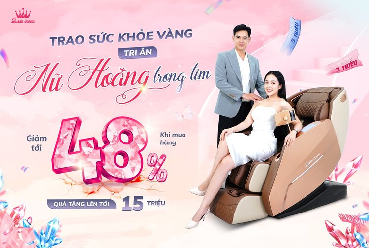 Trao Sức Khỏe Vàng - Tri  n Nữ Hoàng Trong Tim 