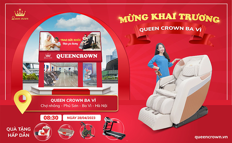 Mừng khai trương showroom Queen Crown Ba Vì - Sale rộn ràng - Ngàn quà tặng
