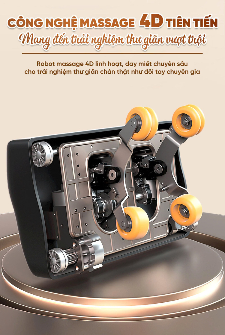 Ghế massage kinh doanh Queen Crown KD79 QR - Công nghệ 4D hiện đại