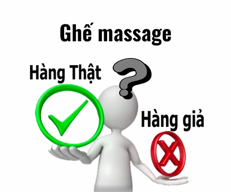 trên thị trường ghế massage quận cẩm lệ hiện nay, ngày càng xuất hiện nhiều hàng giả