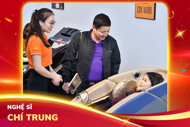 Táo Giao Thông Chí Trung “Chốt Liền Tay” Ghế Massage Queen Crown QC CX7 Cho Cả Gia Đình