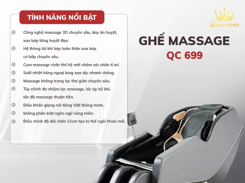 Chức năng ghế massage hồng ngoại&nbsp;
