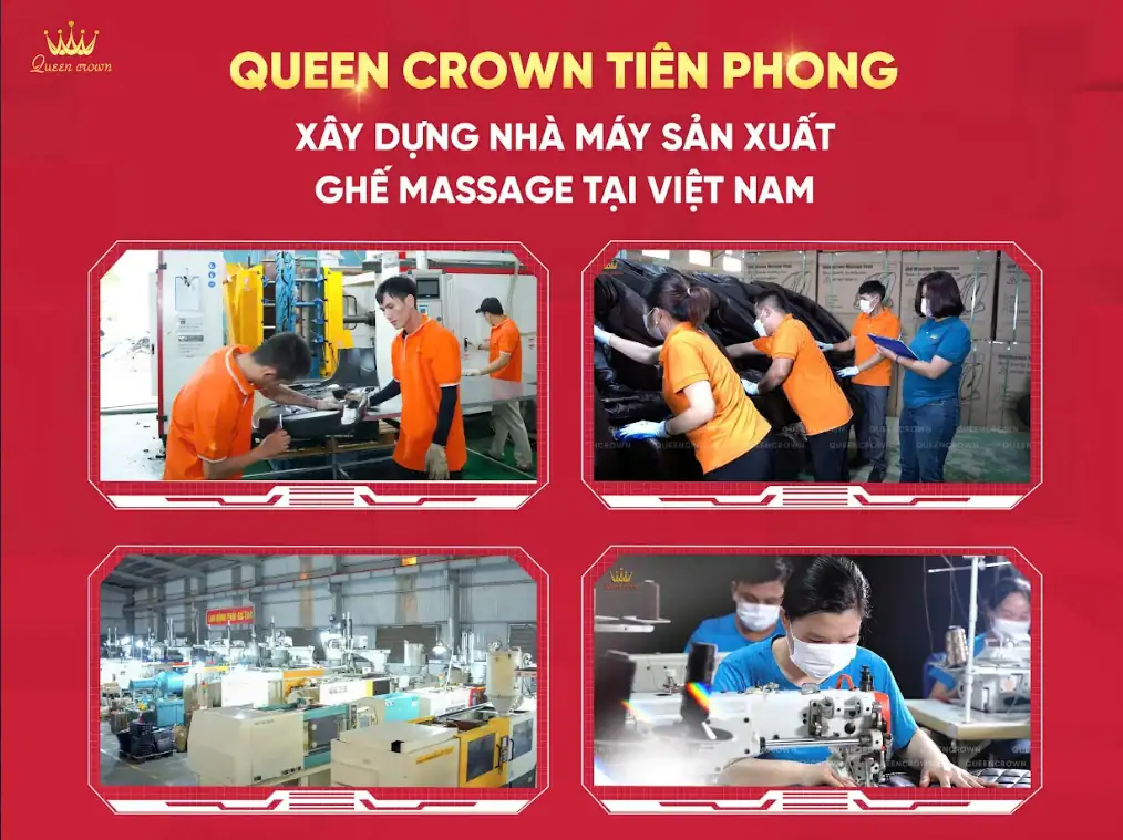 Queen Crown - Thương hiệu ghế massage phù hợp cho mọi nhà