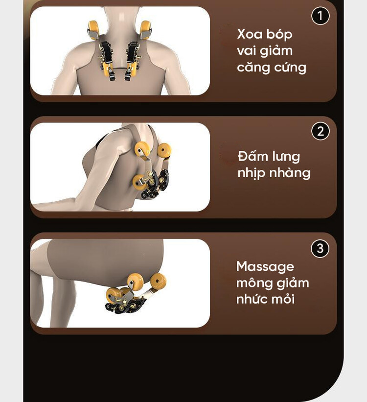 Ghế massage Queen Crown QE79 massage điêu luyện với các kỹ thuật nâng cao