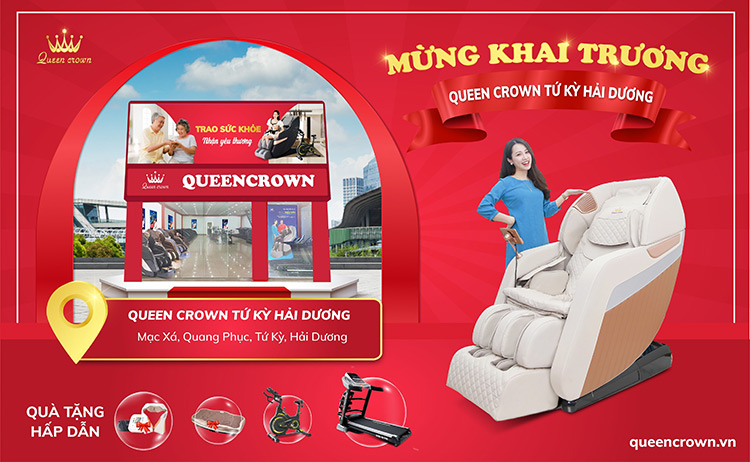 Tưng bừng khai trương showroom Queen Crown Tứ Kỳ