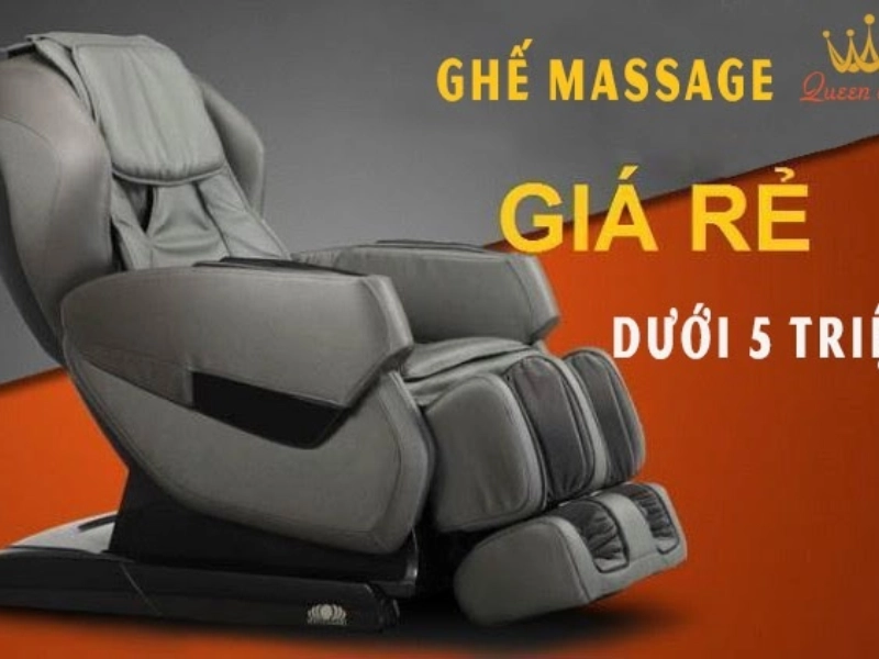 Sản phẩm ghế massage dưới 5 triệu có giá thành rẻ dễ dàng đầu tư