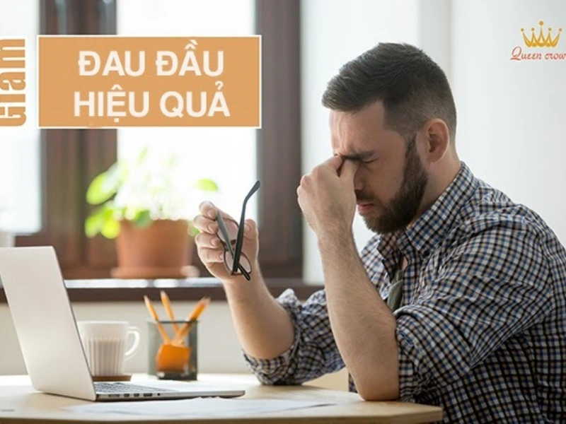 Mát xa bằng ghế trị liệu giúp giảm đau đầu hiệu quả