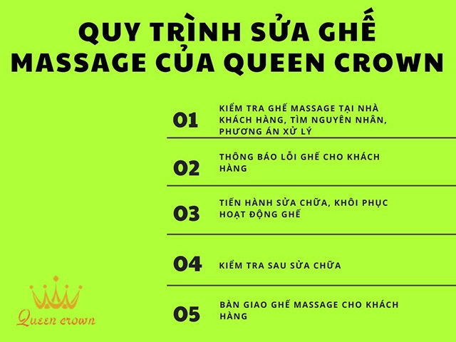 sửa ghế massage tại quận Tân Bình