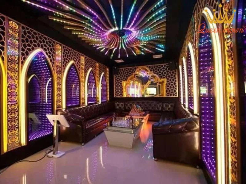 Gạch ốp tường trang trí phòng karaoke