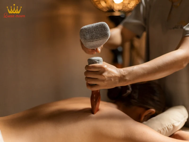 Quy trình chuẩn khi thực khiên massage Tok Sen