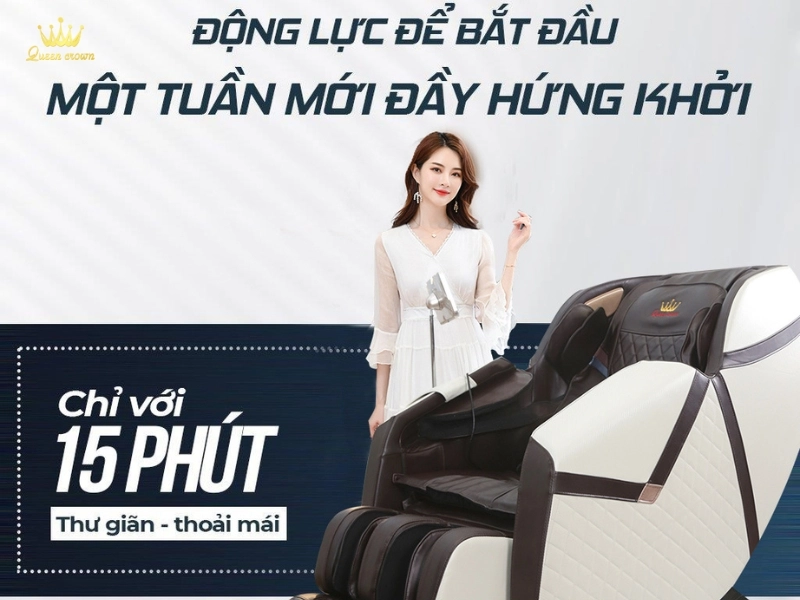 Thời gian sử dụng ghế massage hồng ngoại