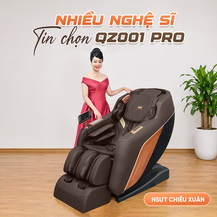 Ghế massage Queen Crown QZ001 Pro - NSUT Chiều Xuân tin chọn
