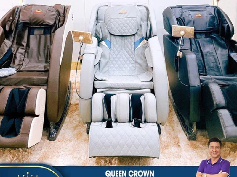 Queen Crown là địa chỉ bán ghế mát xa Vĩnh Long uy tín