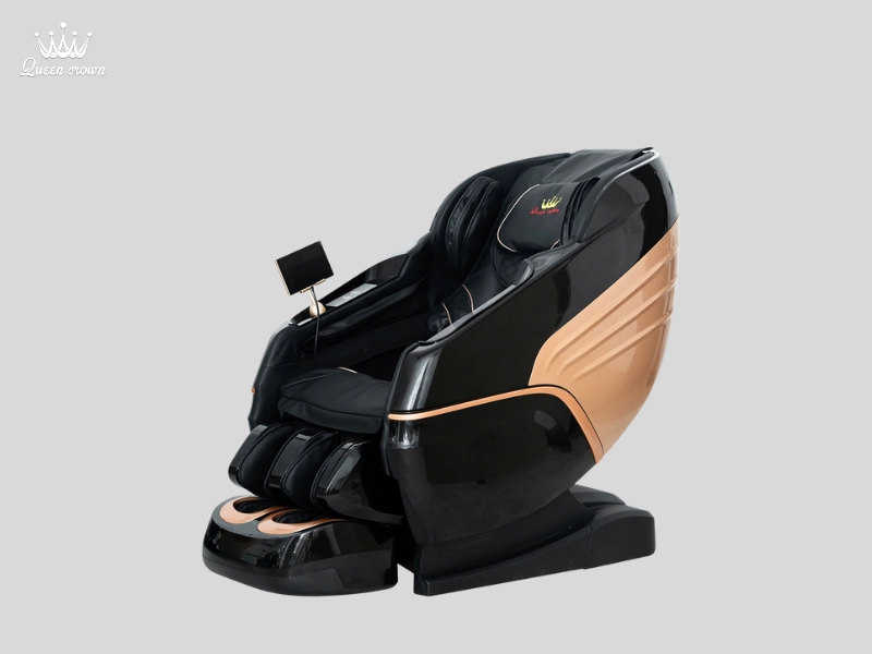 Ghế massage hồng ngoại toàn thân Queen Crown QM500 có thiết kế năng động, khỏe khoắn