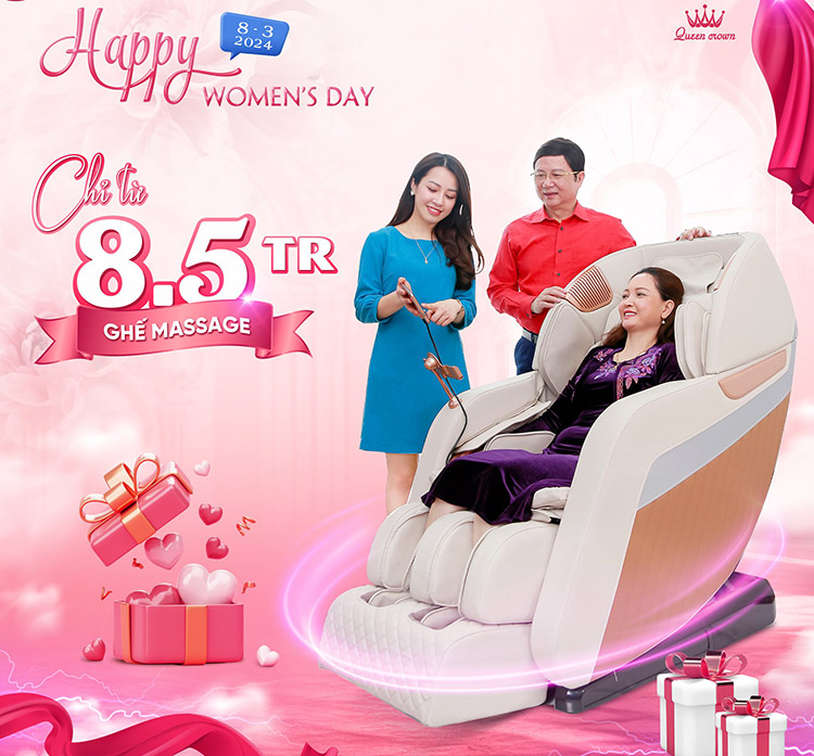 Khuyến mại lên đến 48% các sản phẩm ghế massage