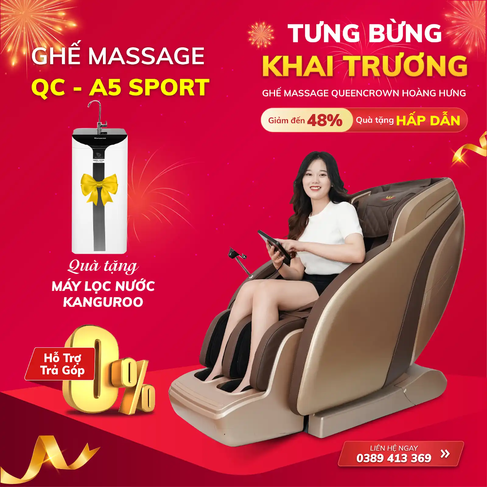 ghế massage tại An Lão