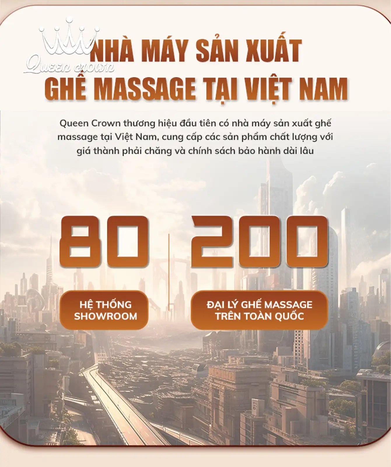 những lý do nên chọn mua ghế massage queen crown tại huyện nhà nè