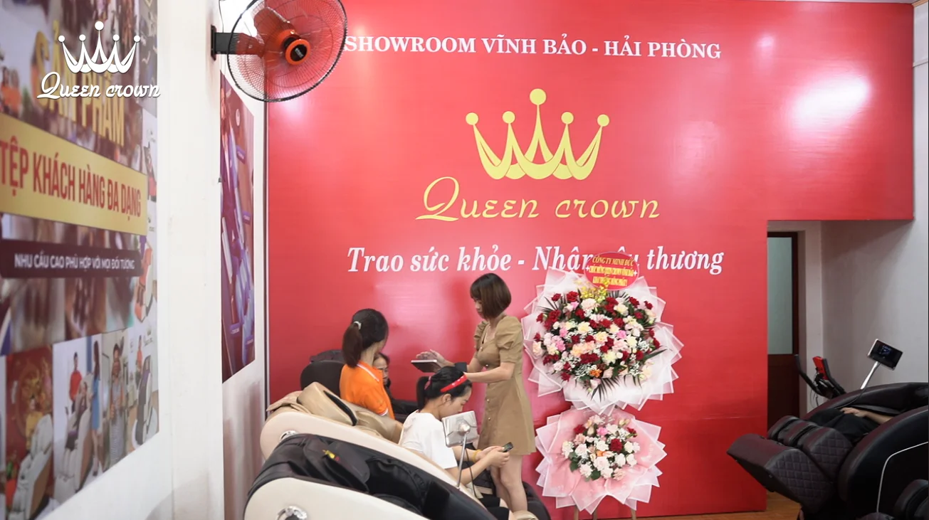ghế massage tại Bạch Long Vĩ