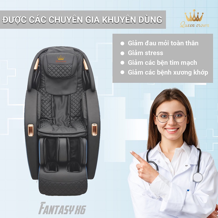 Ion âm được ứng dụng trong sản xuất các dòng ghế massage