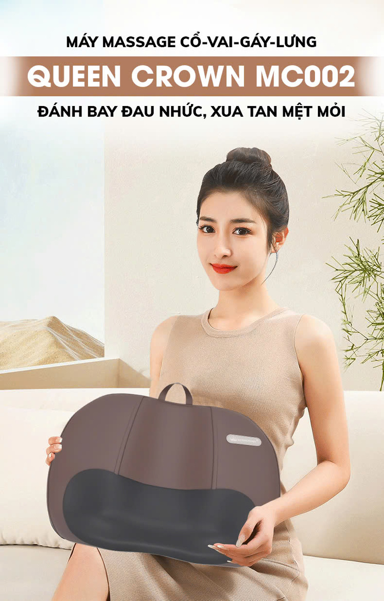 Máy Massage Cổ Vai Gáy Lưng MC002 Đánh bay đau nhức, xua tan mệt mỏi